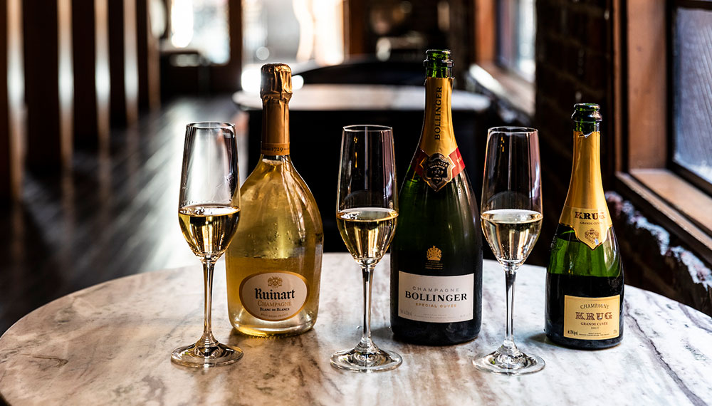 Wine Bottles and Glasses